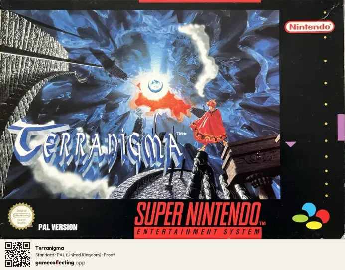 Terranigma Super Nintendo Entertainment System, United Kingdom box front