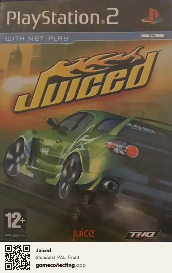 Juiced PlayStation 2, PAL box front
