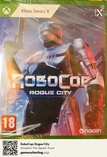 RoboCop: Rogue City Xbox Series X, Spain box front