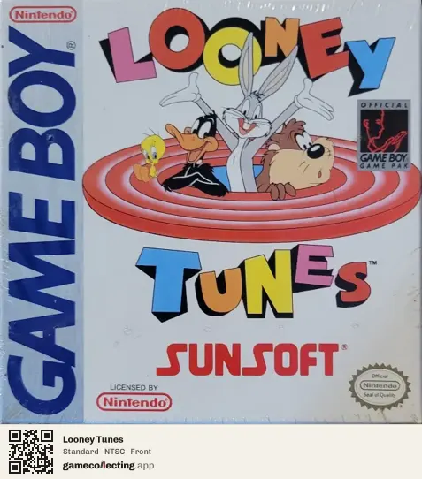 Looney Tunes Game Boy, NTSC box front