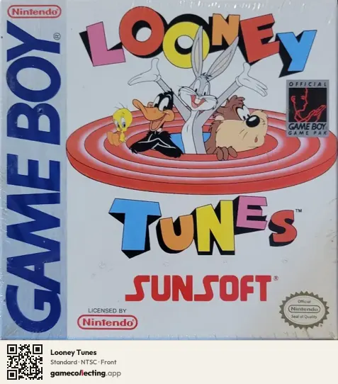 Looney Tunes Game Boy, NTSC box front