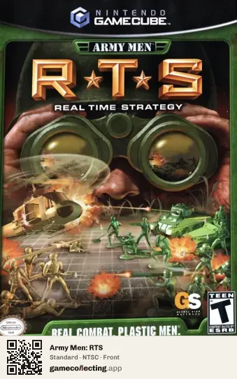 Army Men: RTS Nintendo GameCube, NTSC box front