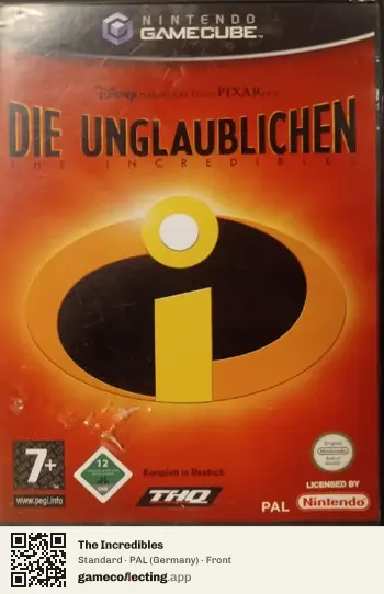 The Incredibles Nintendo GameCube, Germany box front