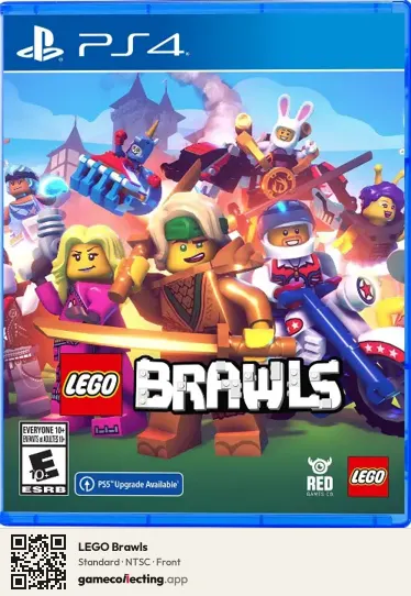 LEGO Brawls PlayStation 4, NTSC box front
