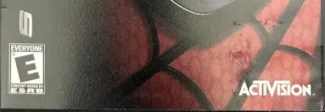 Spider-Man 3, the ESRB box on its front
