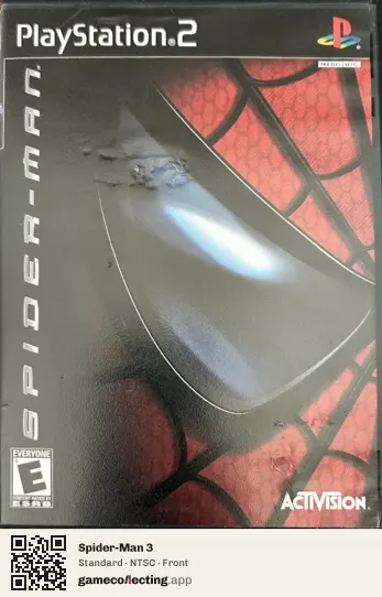 Spider-Man 3 PlayStation 2, NTSC box front