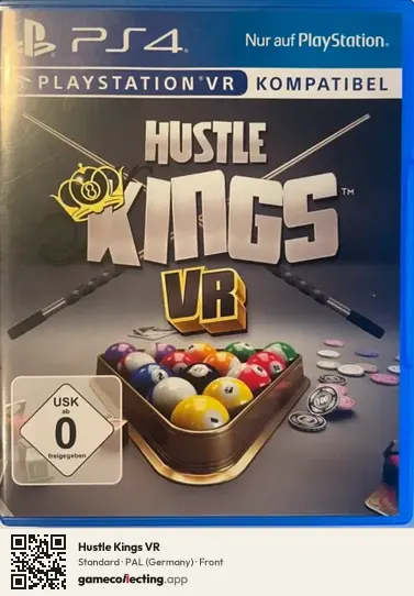 Hustle Kings VR PlayStation 4, Germany box front