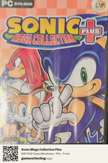 Sonic Mega Collection Plus Computer, PAL box front