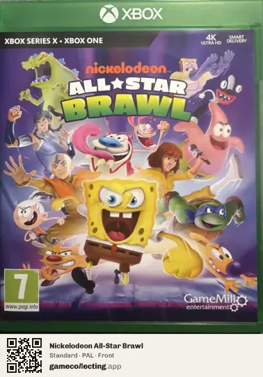 Nickelodeon All-Star Brawl Xbox Series X, PAL box front