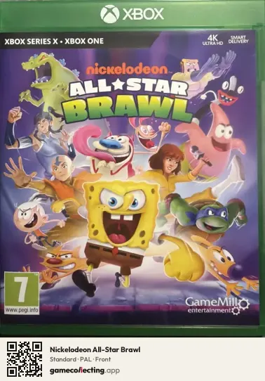 Nickelodeon All-Star Brawl Xbox Series X, PAL box front