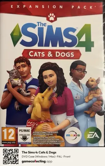 The Sims 4: Cats & Dogs Computer, PAL box front