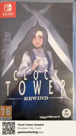 Clock Tower: Rewind Nintendo Switch, PAL box front