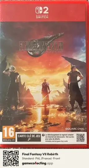 Final Fantasy VII Rebirth Nintendo Switch 2, France box front