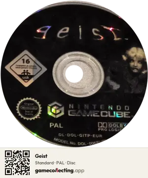 Geist Nintendo GameCube, PAL disc