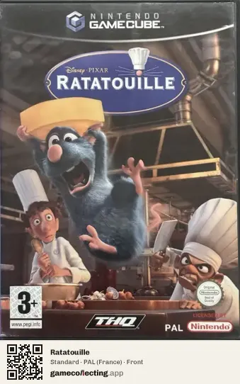 Ratatouille Nintendo GameCube, France box front