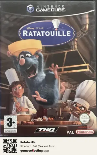 Ratatouille Nintendo GameCube, France box front
