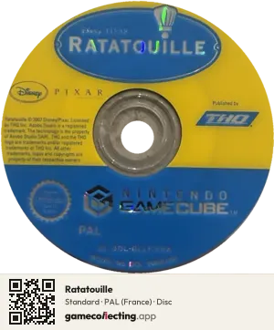 Ratatouille Nintendo GameCube, PAL disc