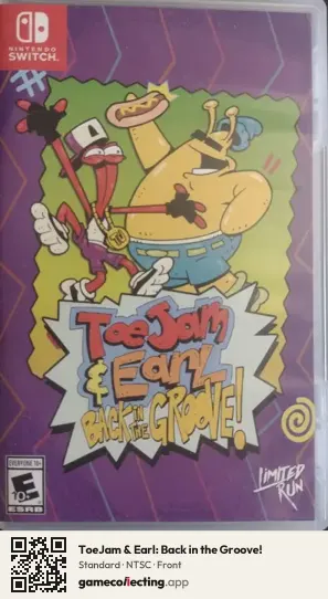 ToeJam & Earl: Back in the Groove! Nintendo Switch, NTSC box front