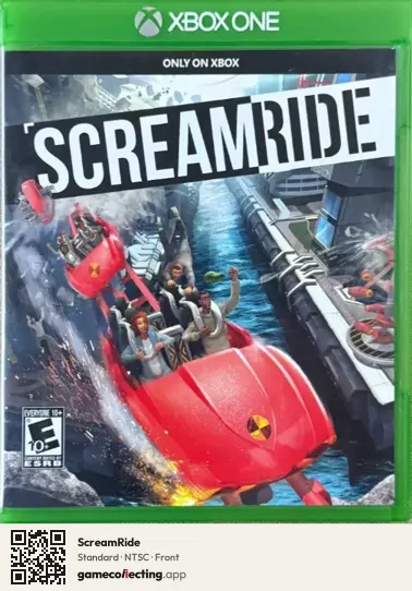ScreamRide Xbox One, NTSC box front