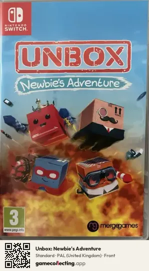 Unbox: Newbie's Adventure Nintendo Switch, United Kingdom box front