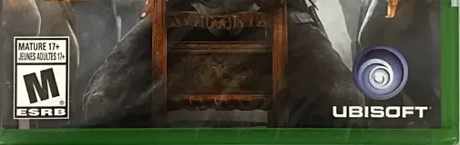Assassin's Creed Syndicate, the ESRB box on its front