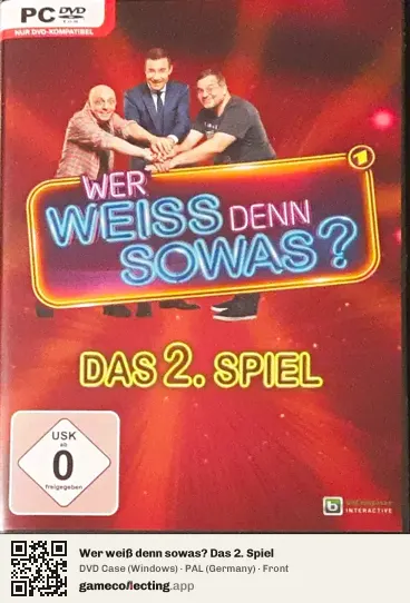 Wer weiß denn sowas? Das 2. Spiel Computer, Germany box front