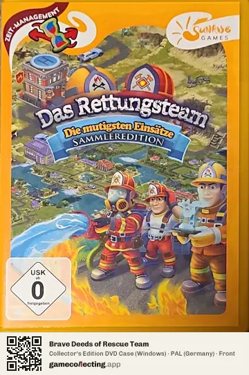 Brave Deeds of Rescue Team Computer, Germany box front