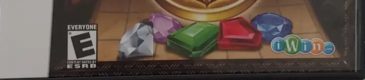 Jewel Quest Expeditions, the ESRB box on its front
