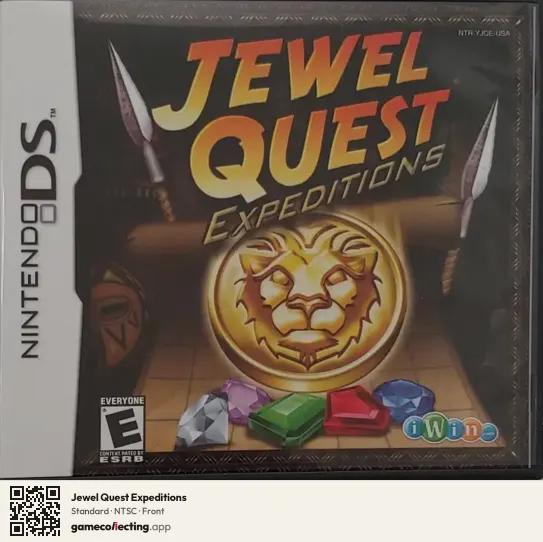 Jewel Quest Expeditions Nintendo DS, NTSC box front