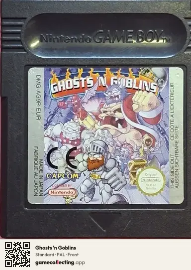 Ghosts 'n Goblins Game Boy Color, PAL box front