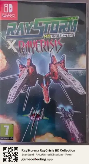 RayStorm x RayCrisis HD Collection Nintendo Switch, United Kingdom box front