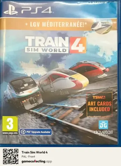 Train Sim World 4 PlayStation 4, PAL box front