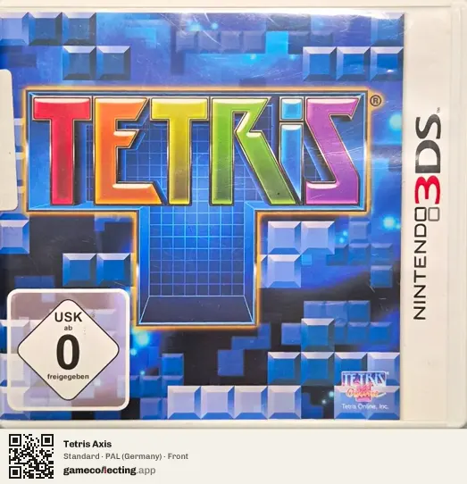 Tetris Axis Nintendo 3DS, Germany box front