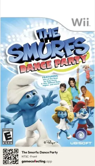 The Smurfs: Dance Party Nintendo Wii, NTSC box front