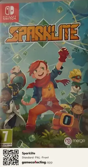 Sparklite Nintendo Switch, PAL box front