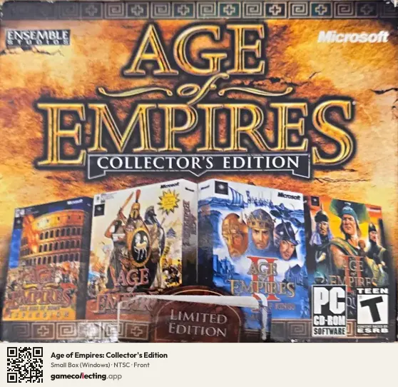 Age of Empires: Collector's Edition Computer, NTSC box front