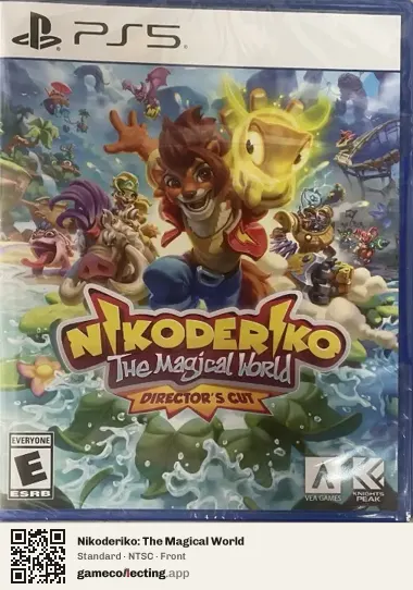Nikoderiko: The Magical World PlayStation 5, NTSC box front