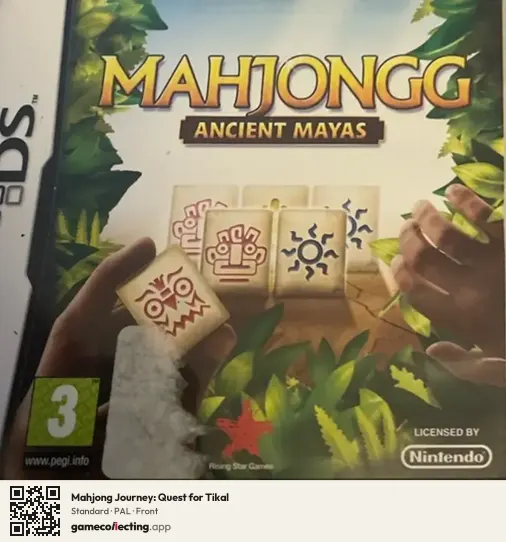 Mahjong Journey: Quest for Tikal Nintendo DS, PAL box front