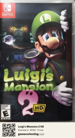 Luigi's Mansion 2 HD Nintendo Switch, NTSC box front