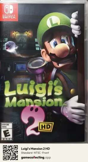 Luigi's Mansion 2 HD Nintendo Switch, NTSC box front