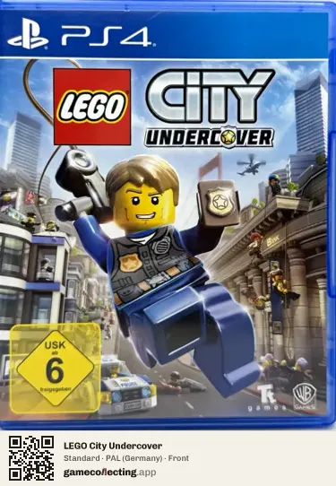 LEGO City Undercover PlayStation 4, Germany box front