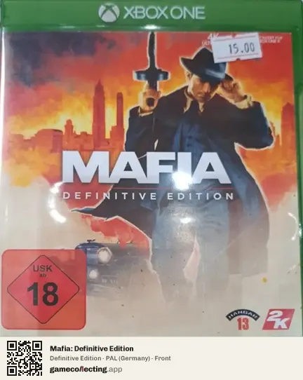Mafia: Definitive Edition Xbox One, Germany box front