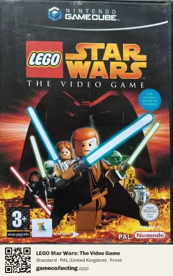 LEGO Star Wars: The Video Game Nintendo GameCube, United Kingdom box front