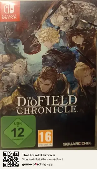 The DioField Chronicle Nintendo Switch, Germany box front