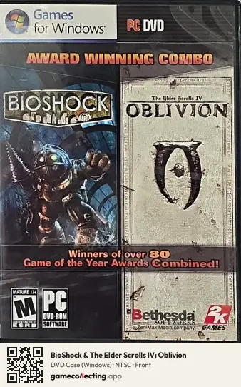 BioShock & The Elder Scrolls IV: Oblivion Computer, NTSC box front