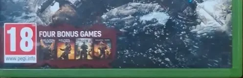 Gears of War 4, the PEGI square on its front