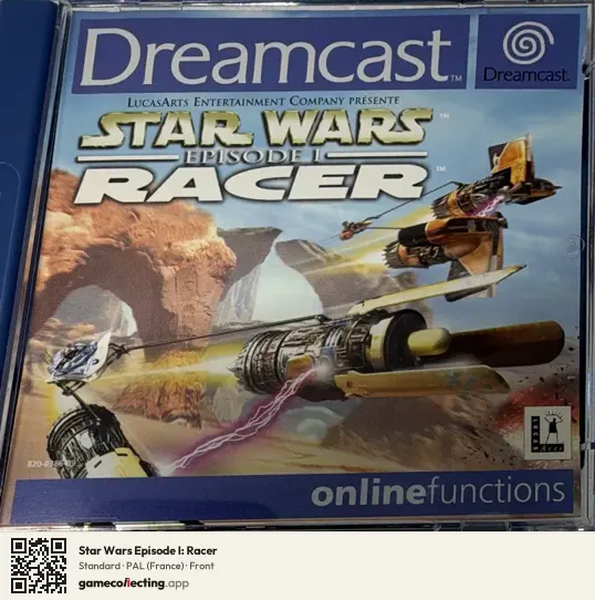 Star Wars Episode I: Racer Sega Dreamcast, France box front