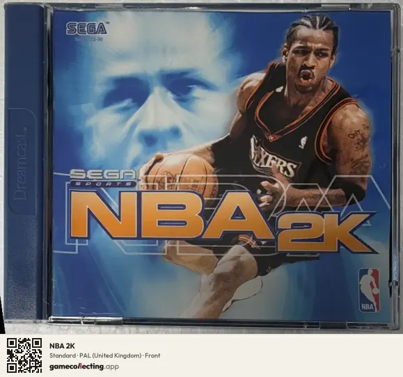 NBA 2K Sega Dreamcast, United Kingdom box front