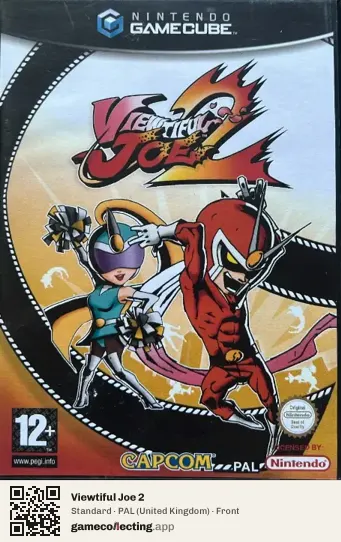 Viewtiful Joe 2 Nintendo GameCube, United Kingdom box front