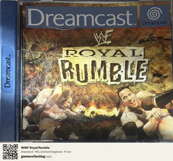 WWF Royal Rumble Sega Dreamcast, United Kingdom box front